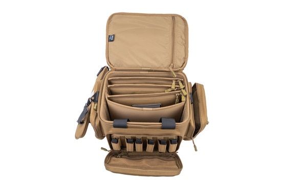 Savior Equipment Specialist 3 Gun Range Bag in Dark FDE offers ample space for range equipment.